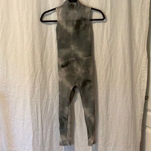 Weissman “Unravel” Unitard Mesh Dance Costume Green Child Large